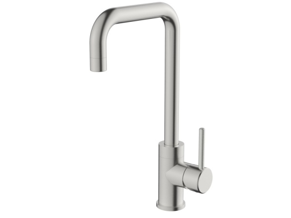 Alpsee Single Lever Kitchen Tap - Stainless Steel